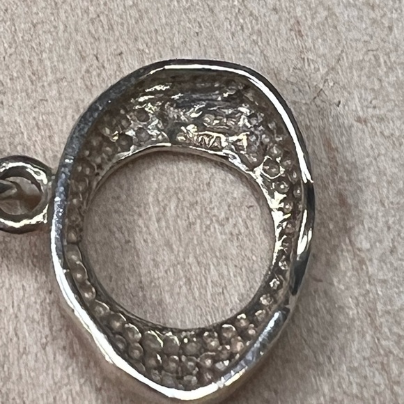 Sterling Silver shades of brown multi opaque 7 1/4 inch bracelet - Picture 2 of 5